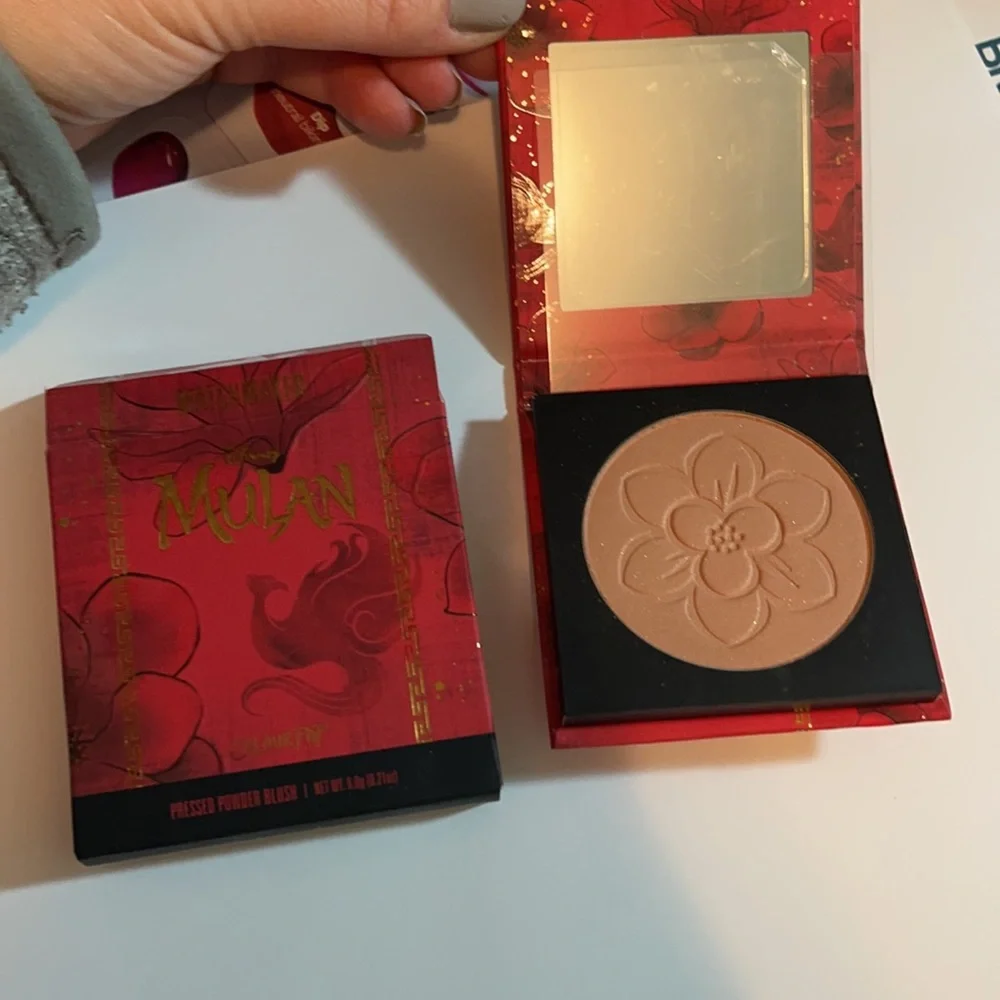 NWT ColourPop Mulan Disney Warm Neutral Shimmer Blush